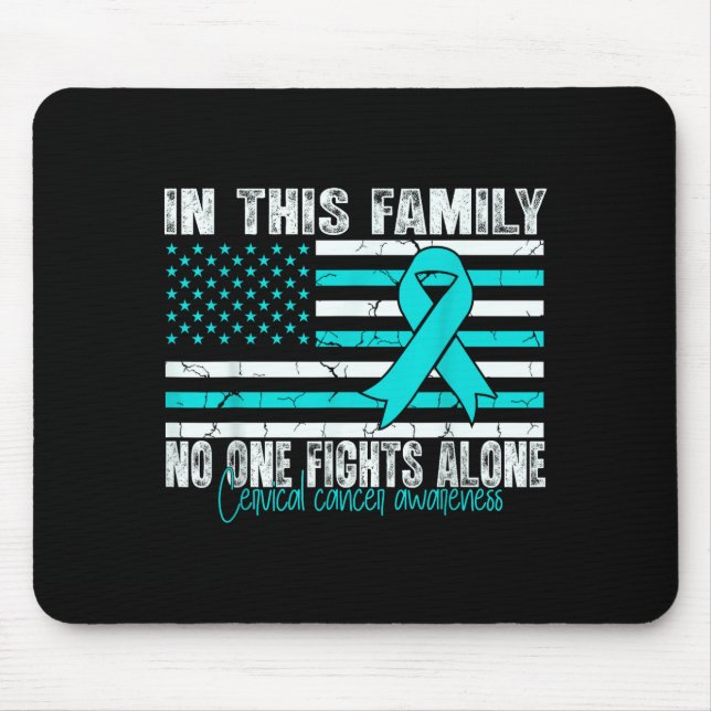 Tapis De Souris Cervical Cancer Awareness Women Men Cervical Cance (Devant)