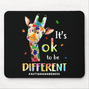 Tapis De Souris C'Est Bon D'Être Un Puzzle De Giraffe Différent Au