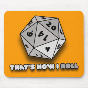Tapis De Souris C'est comme ça que je fais rouler d20