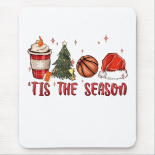 Tapis De Souris C'est la saison Basketball de Noël