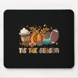 Tapis De Souris C'Est La Saison Citrouille Spice Football Hallowee