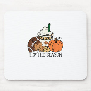 Tapis De Souris C'Est La Saison Citrouille Thanksgiving Football M