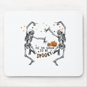 Tapis De Souris C'Est La Saison D'Être Éffrayant Automne Halloween