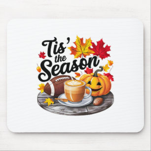 Tapis De Souris C'Est La Saison Halloween chauves-souris Citrouill