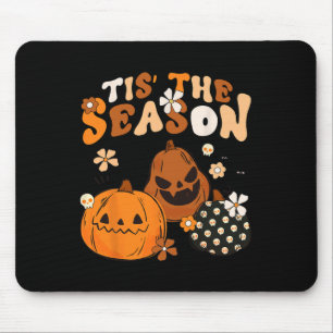 Tapis De Souris C'Est La Saison Halloween Citrouille Saison Ret Éf