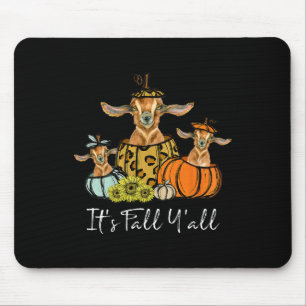 Tapis De Souris C'est l'automne, vous tous chèvre animal léopard c