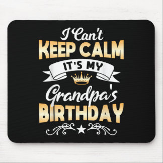 Tapis De Souris C'est le T-shirt d'anniversaire de mon grand-père,