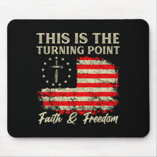 Tapis De Souris C'est le tournant Foi chrétienne patriotique