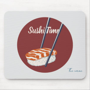 Tapis De Souris C'est l'heure du sushi, sushi