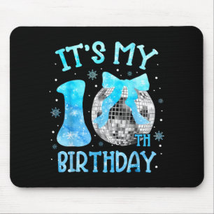 Tapis De Souris C'est mon 10ème anniversaire Coquette Bow Disco 10