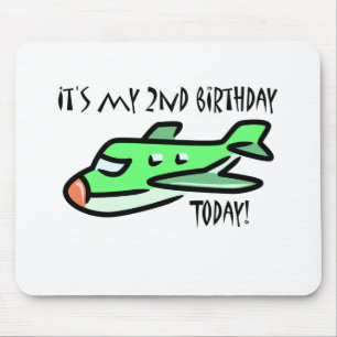 Tapis De Souris C'est mon 2e anniversaire aujourd'hui