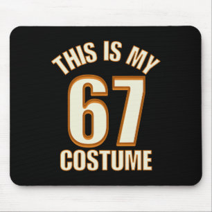 Tapis De Souris C'est mon costume d'Halloween 67 paresseux Brainro
