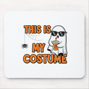 Tapis De Souris C'Est Mon Costume Drôle Halloween Fantôme Design