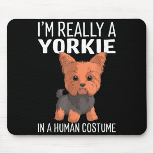 Tapis De Souris C'est mon déguisement d'humain Je suis un chien yo