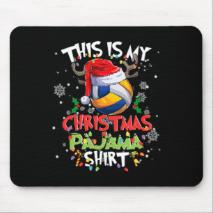 Tapis De Souris C'Est Mon Pajama De Noël Volleyball Noël L
