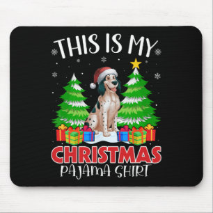 Tapis De Souris C'Est Mon Pyjama De Noël Chien Xma