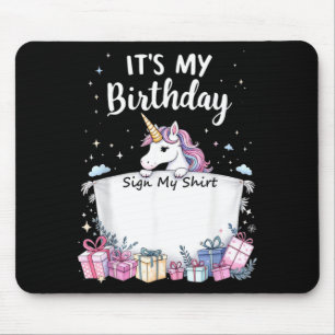 Tapis De Souris C'est mon signe d'anniversaire Ma chemise Nouveaut
