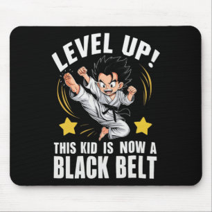 Tapis De Souris Cet Enfant Est Aujourd'Hui Un Noir Karate Hapkido 