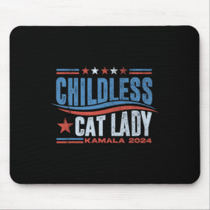 Tapis De Souris Cette Femme Sans Enfant Vote L'Élection De Kamala