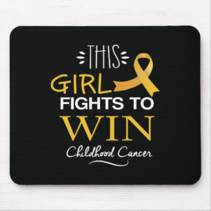 Tapis De Souris Cette Fille Lutte Pour Gagner La Sensibilisation A