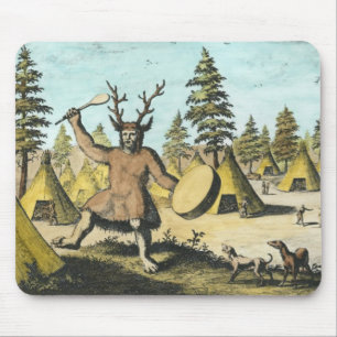 Tapis De Souris Chaman de Natif américain