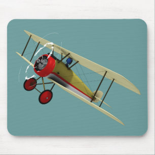 Tapis De Souris Chameau et pilote de Sopwith