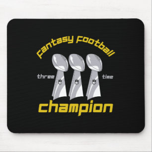 Tapis De Souris Champion Amusant de la Ligue de Football Fantastiq