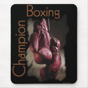 Tapis De Souris Champion de boxe Mousepad