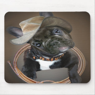 TAPIS DE SOURIS CHAMPION MOUSEPAD DE RODÉO DE BOULEDOGUE FRANÇAI