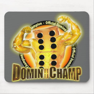Tapis De Souris Champion officiel Mousepad de domino