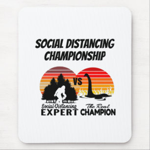 Tapis De Souris Championnat de danse sociale - Yeti Vs Nessie