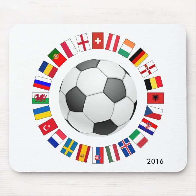 Tapis De Souris Championnat d'Europe de football 2016 (Devant)