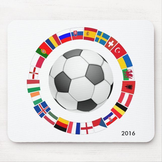 Tapis De Souris Championnat d'Europe de football 2016 (Devant)