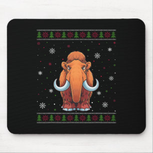 Tapis De Souris Chandail de Noël Mammoth Hommes Femmes Enfants Noë