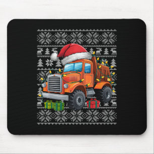 Tapis De Souris Chandail de Noël Style Vilain Père Noël Constructi