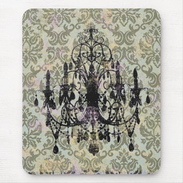 Tapis De Souris Chandelier Amour ~ Mousepad (Devant)