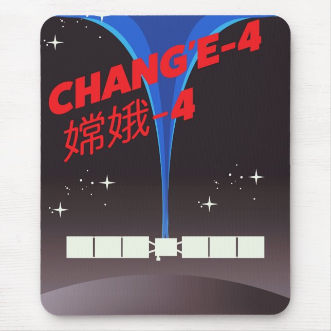 Tapis De Souris Chang'e-4 China space Art. (Devant)