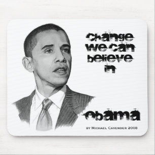 Tapis De Souris Changement Mousepad d'OBAMA