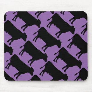 Tapis De Souris Changer la vache noire Arrière - plan