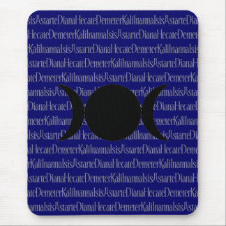 Tapis De Souris Chant de déesse (bleu-foncé)