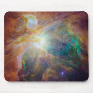 Tapis De Souris Chaos au coeur du composite Spitzer Hubble Orion
