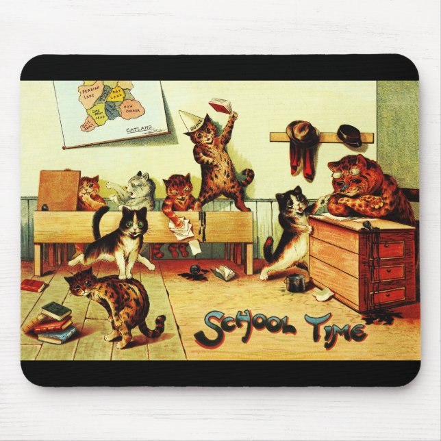 Tapis De Souris Chaos en classe Kitten Louis Wain (Devant)