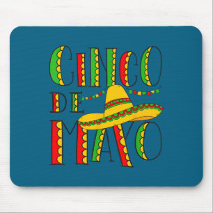 Tapis De Souris Chapeau cinq mai fête mexique fête mexicain