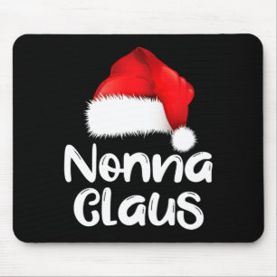 Tapis De Souris Chapeau de Père Noël de Noël Nonna Claus pour fami