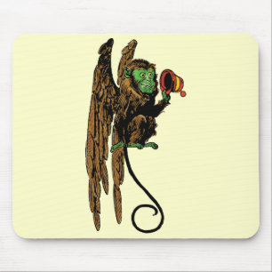 Tapis De Souris Chapeau de singe volant maléfique de l'assistant v