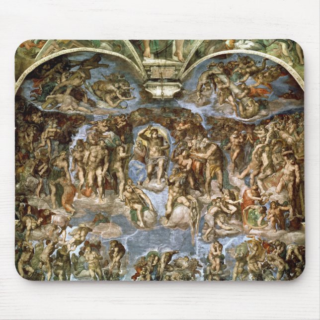Tapis De Souris Chapelle de Sistine : Le dernier jugement, 1538-41 (Devant)