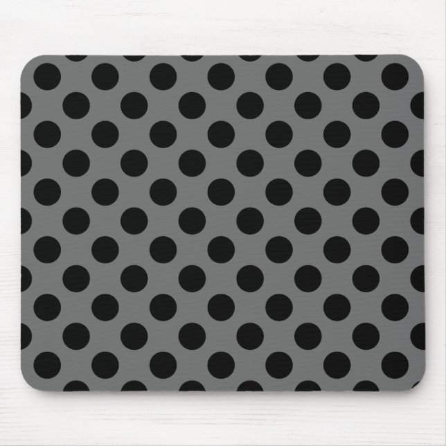 Tapis De Souris Charbon et Pois noirs (Devant)
