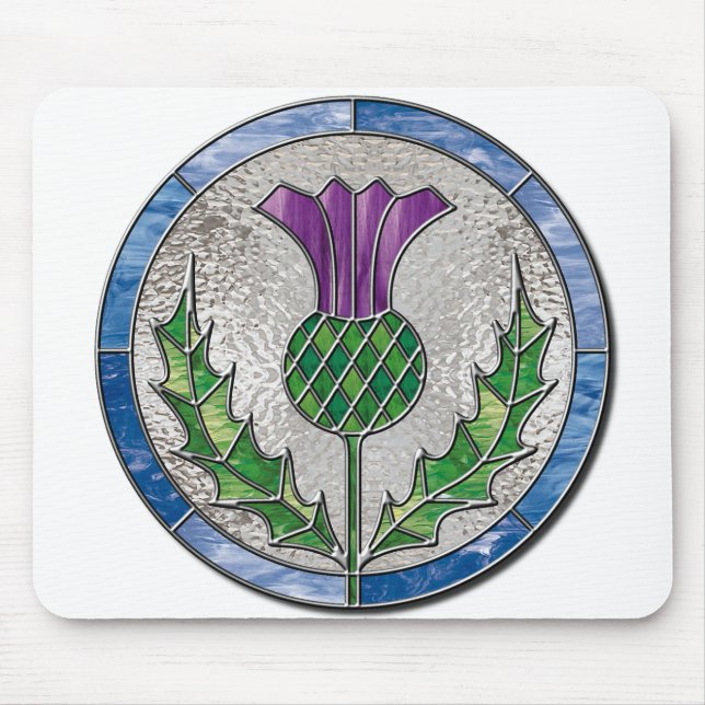 Tapis De Souris Chardon en verre (Devant)