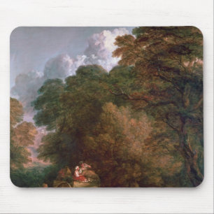 Tapis De Souris Chariot du marché de Thomas Gainsborough  The,