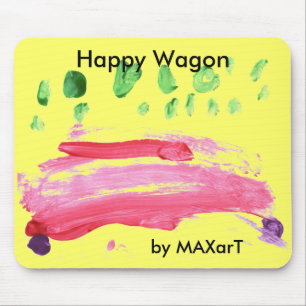 Tapis De Souris "Chariot heureux" par MAXarT